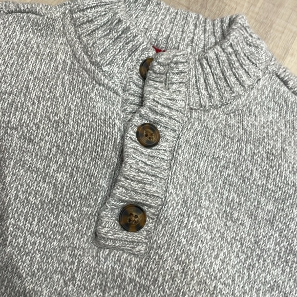24m Carters Knit gray sweater - Picture 3 of 7